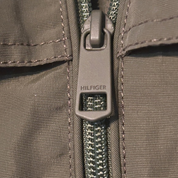 Tommy Hilfiger Olive Hooded Raincoat - Picture 6 of 13